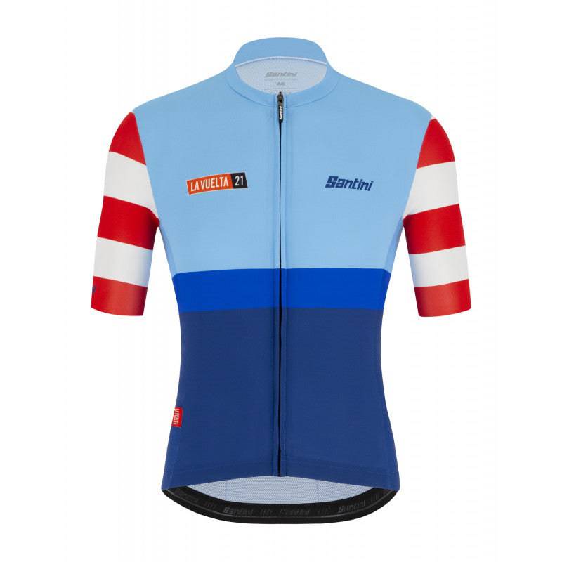 Santini Men's Short Sleeve | La Vuelta Altu D'el Gamoniteiru Jersey-Print - Cycling Boutique