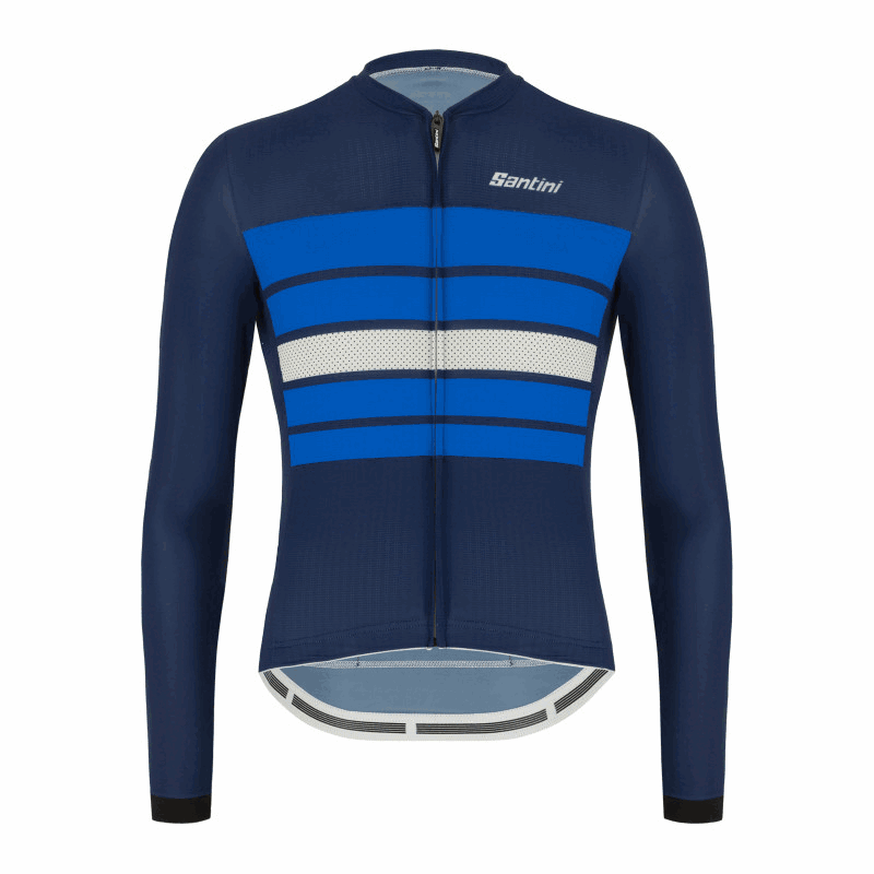 Santini Men's Eco Sleek Bengal Long Sleeve Jersey - Cycling Boutique