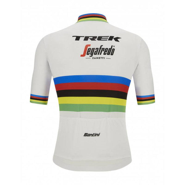Santini Men's Half Sleeves | Trek-Segafredo World Champion Jersey-Print - Cycling Boutique