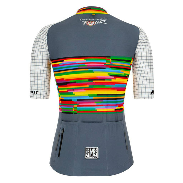 Santini Men's Short Sleeve | Deutschland Farbe Jersey-Print - Cycling Boutique