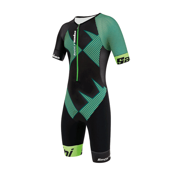 Santini Men's TriSuit Cupio Ironman Trisuit (Short Sleeve) Cycling Boutique