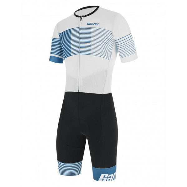 Santini Men's TriSuit Redux Freccia TriSuit (Short Sleeve) Cycling Boutique