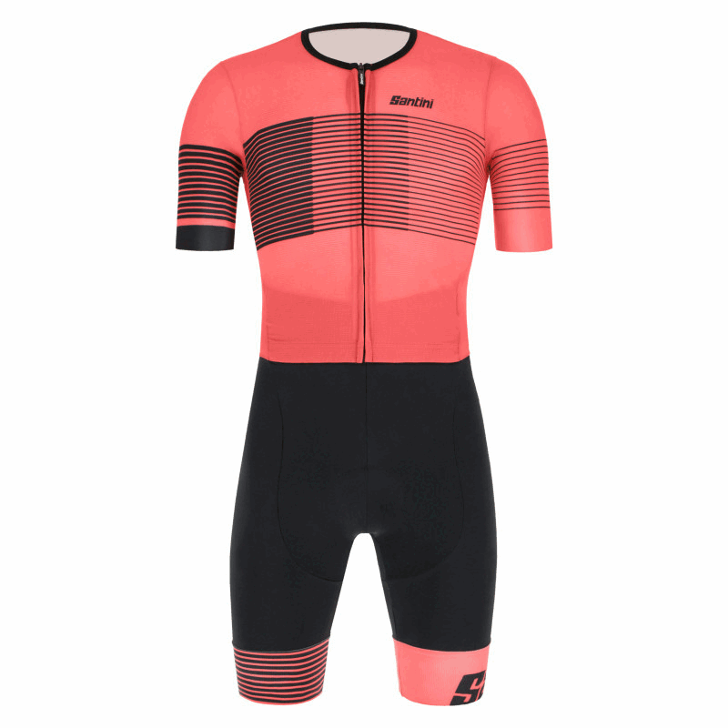 Santini Men's Tri-Suit | Redux Freccia Tri-Suit (Short Sleeve) - Cycling Boutique
