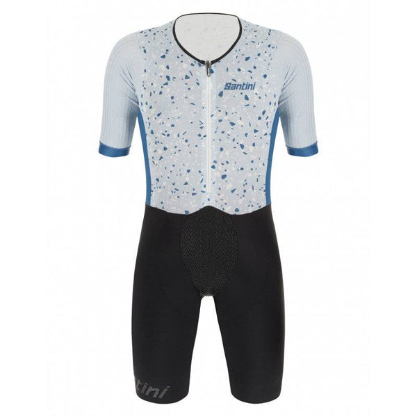 Santini Men's Tri-Suit | Viper Pietra Aero Trisuit (Short Sleeve) - Cycling Boutique