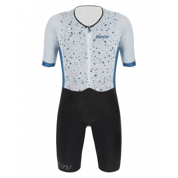 Santini Men's Tri-Suit | Viper Pietra Aero Trisuit (Short Sleeve) - Cycling Boutique