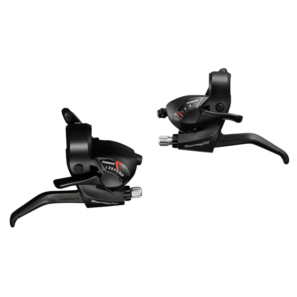 Shimano Tourney TX800 3x8-Speed Brake/Shift Lever Set Black U2013