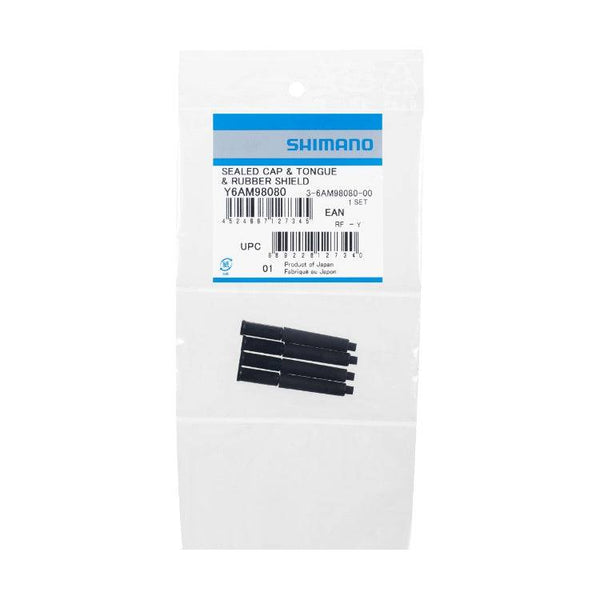 Shimano Sealed Shift Outer Cap, w/ Tongue & Rubber Shield (4set), Y6AM98080 - Cycling Boutique
