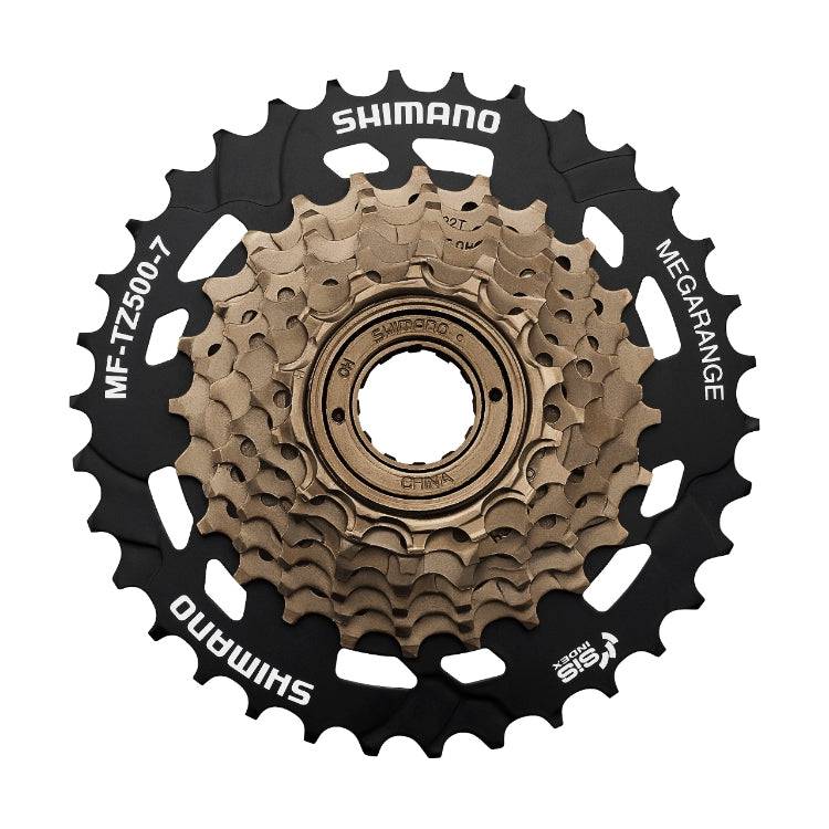 Shimano Cassette Sprocket Tourney MF-TZ500-7, 3x7-Speed, Multiple Freewheel