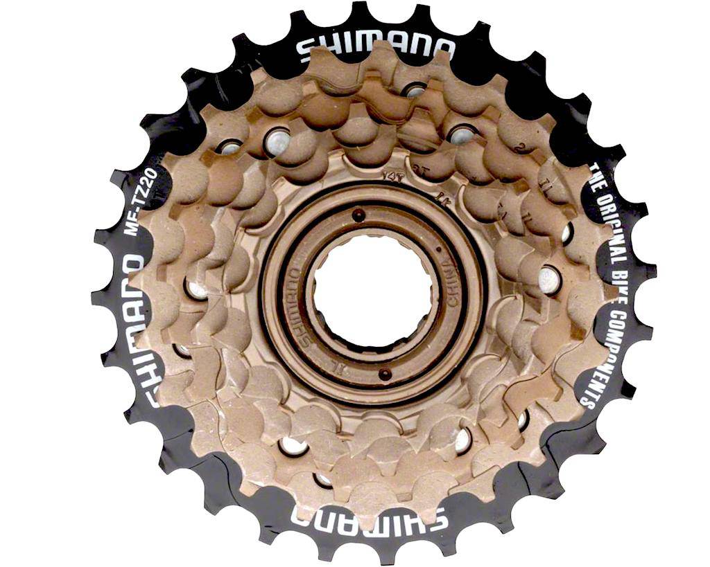 Shimano Cassette Sprocket Tourney TZ MF-TZ20, 3x6-Speed