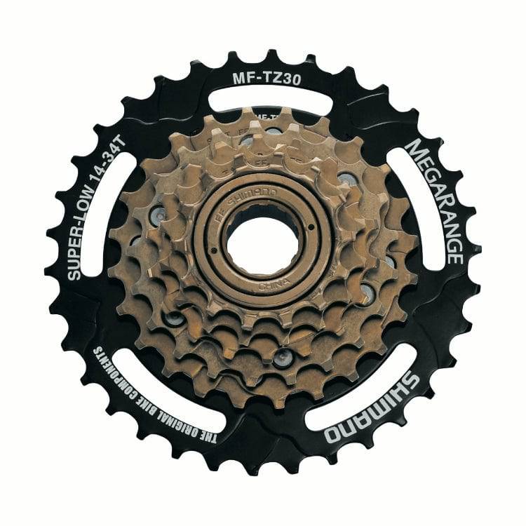 Shimano Cassette Sprocket Tourney TZ MF-TZ30, 3x6-Speed