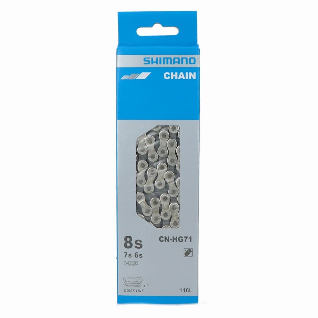 Catene SHIMANO ACERA HG71 8v - 8 velocà - HYPERGLIDE - Catena MTB 114L Parti di biciclette originali valle anche per l'uso in E-BIKE 18 Catene SHIMANO ACERA HG71 8v - 8 velocà - HYPERGLIDE - Catena MTB 114L Parti di biciclette originali valle anche per l'uso in E-BIKE 18