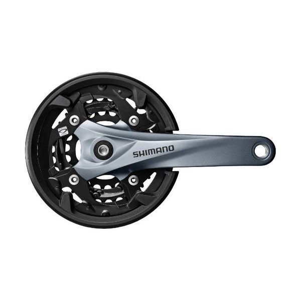 Shimano MTB Cranksets | Acera FC-M3000, 9-Speed w/ Chain Guard & Crank Fixing Bolt - Cycling Boutique