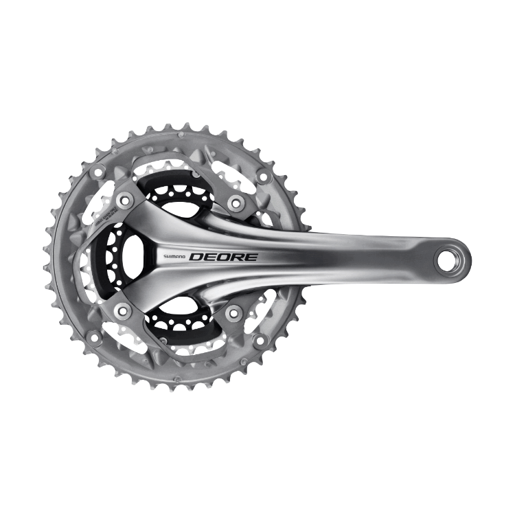 Shimano MTB Cranksets | Deore FC-T611, 3x10-Speed, Hollowtech - Cycling Boutique