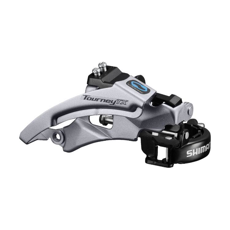 Shimano Front Derailleur | Tourney FD-TX800 3 x 7/8-Speed, Top-Swing Dual-Pull, Clamp Band Mount - Cycling Boutique