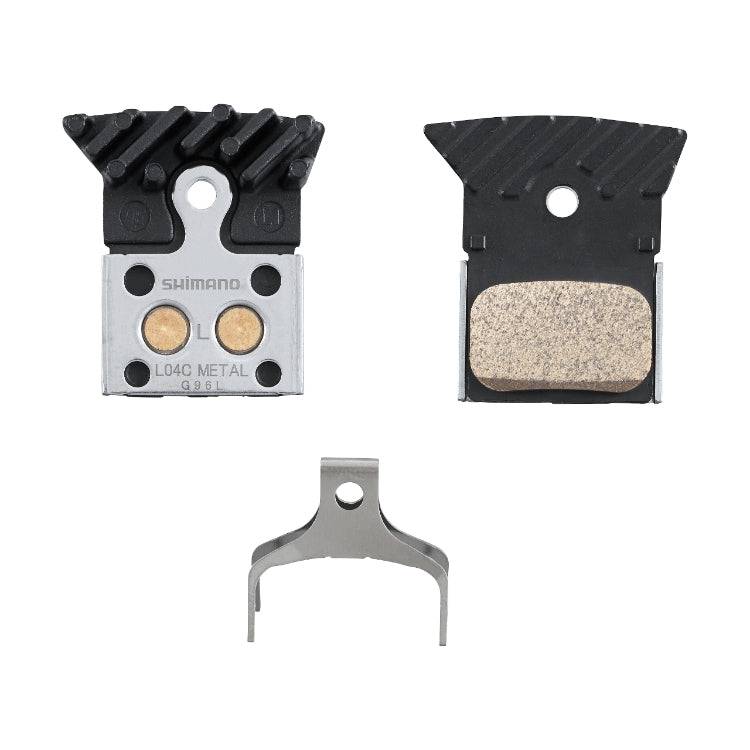 Shimano Disc Brake Pads | L04C 2-Piston/Metal w/ Cooling Fin, for BR-RS805/505 - Cycling Boutique