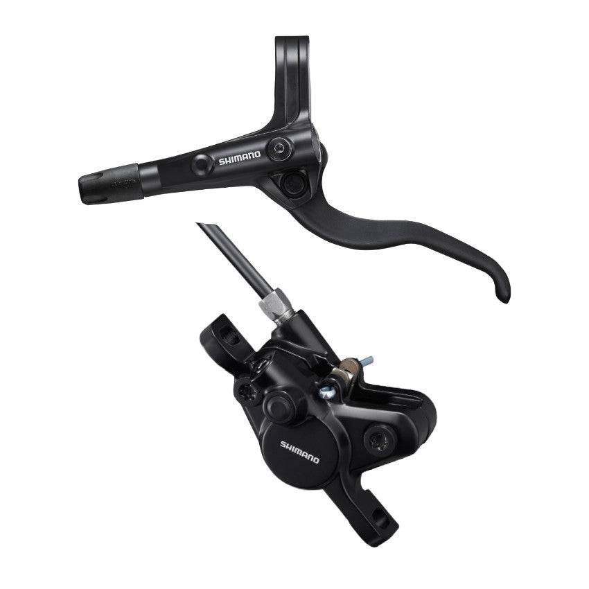 Shimano Hydraulic Disc Brake & Caliper | BL -MT401, BR-MT400, Assembled Set, Black - Cycling Boutique