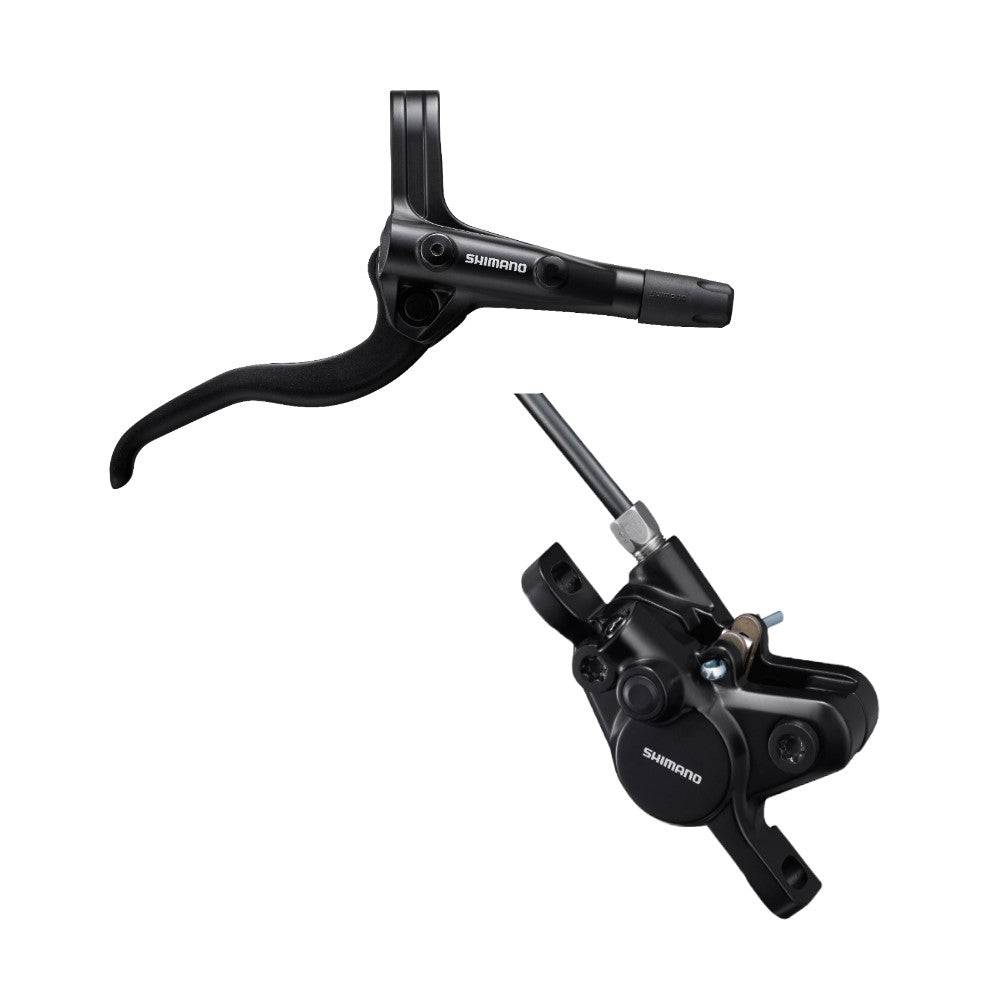 Shimano Hydraulic Disc Brake & Caliper BLMT400 Acera & BRMT400 Assembled Set, Black