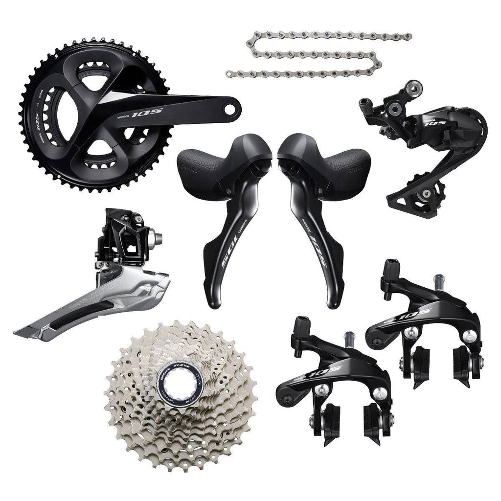 Shimano Road Mechanical Rim Brake Group Set | 105 R7000, 2x11-Speed, Hollowtech II - Cycling Boutique