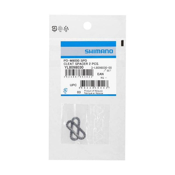 Shimano PD-M8000 SPD Cleat Spacer 2 Pieces, YL8098030 - Cycling Boutique