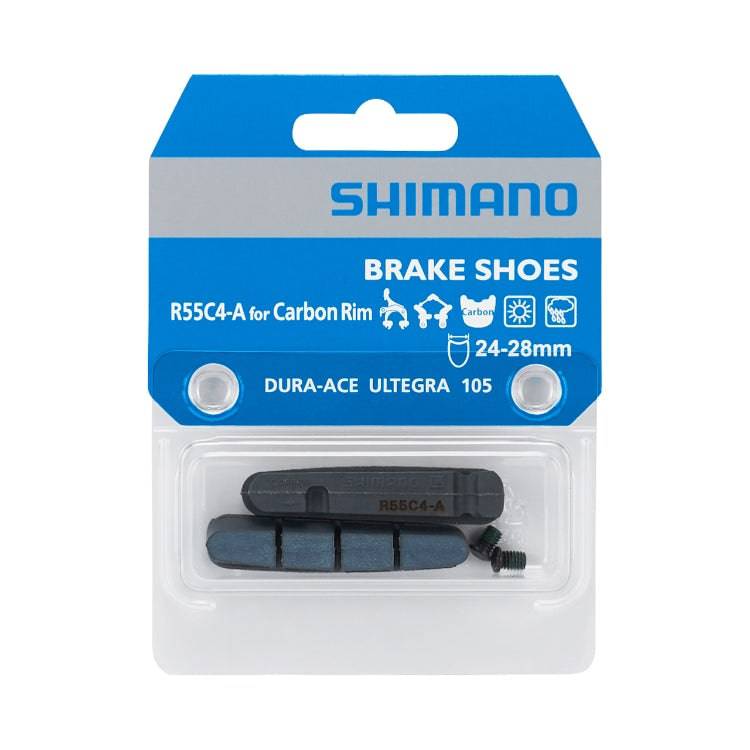 Shimano Rim Brake Shoes | R55C4-A, for Carbon Wheels - Y8PP98060 - Cycling Boutique
