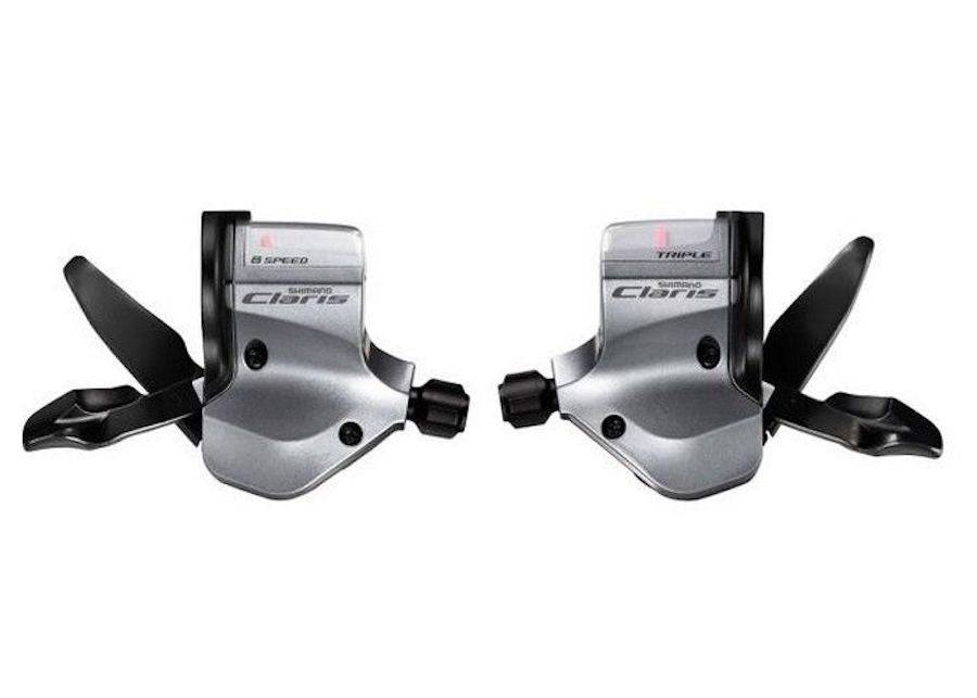 Shimano Shifters | Claris SL-2400, 2/3x8-Speed, for Flat Bar Road - Cycling Boutique