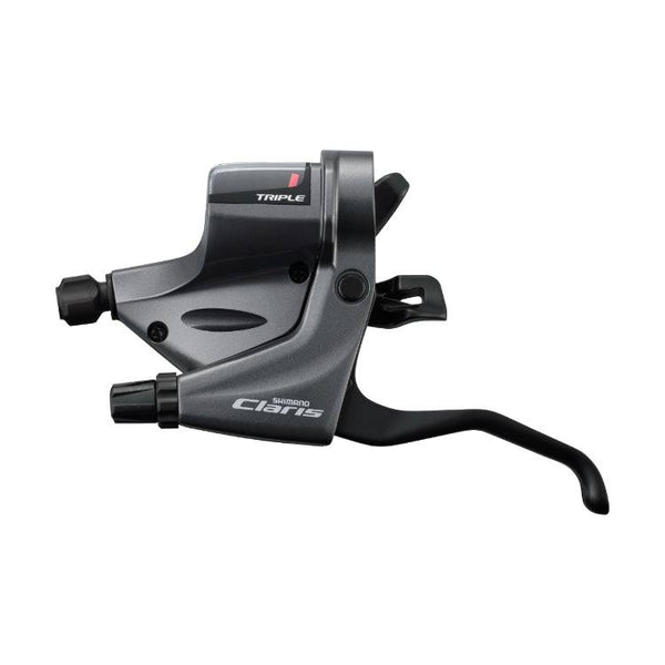 Shimano Shifters | ST-RS200/RS203, Claris, 3x8-Speed, for Road Mechanical Disc/Caliper/Cantilever-Brake, Black - Cycling Boutique