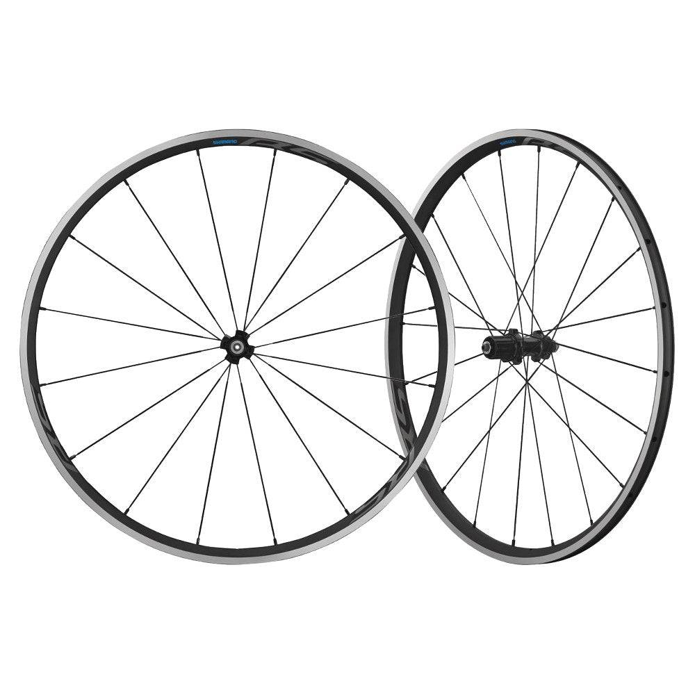 Shimano Road Bike Rim Brake Wheels | Tiagra WH-RS100, Alloy Clincher 8/9/10/11 Speed - Cycling Boutique