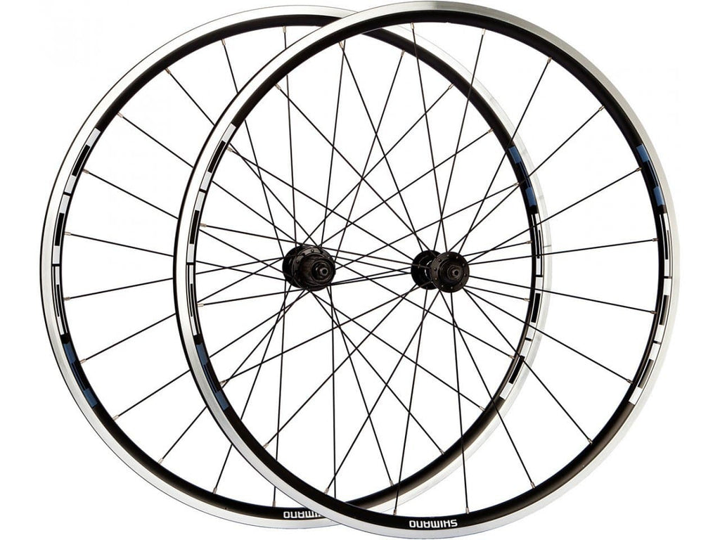 Shimano Rim Set Shimano Road Bike Rim Brake Wheels | Tiagra WH-R501, Alloy Clincher 8/9 ...