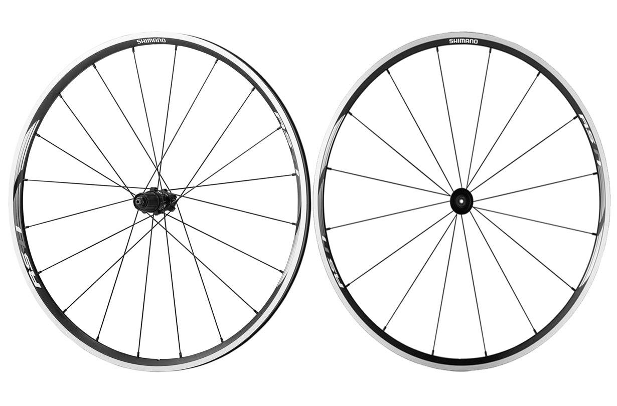Shimano Road Bike Rim Brake Wheels | WH-RS11 Alloy Clincher, 8/9/10/11