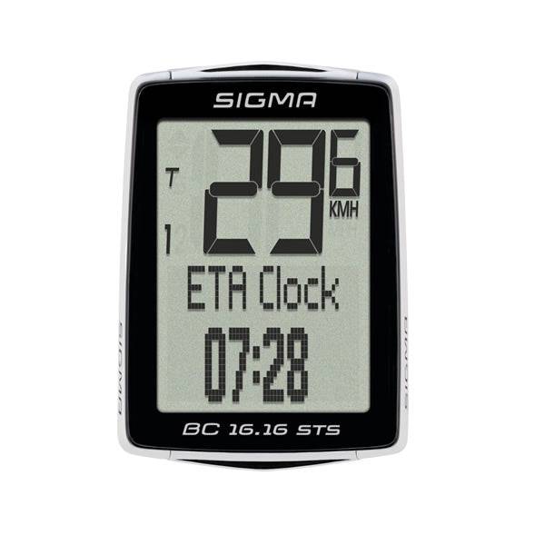 Sigma Sport Cyclocomputer | BC 16.16 STS, Wireless - Cycling Boutique