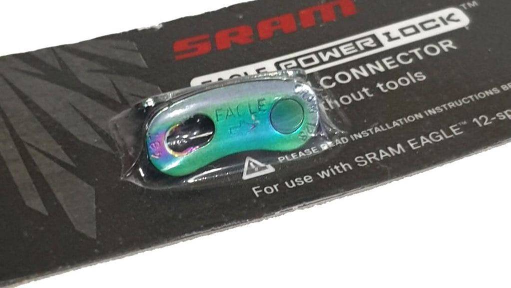 SRAM EAGLE XX1 12-Speed Power Lock Master Link - Rainbow Color Chain Connector
