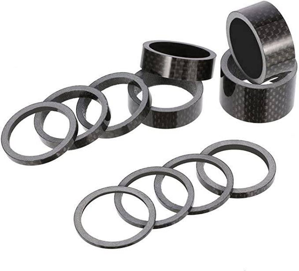 Tange Seiki Japan Headset Spacers | Carbon - Cycling Boutique