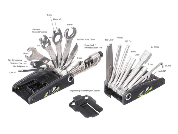 Topeak Multi-Tool | ALiEN S, 31 Function Tool, with Pouch - Cycling Boutique