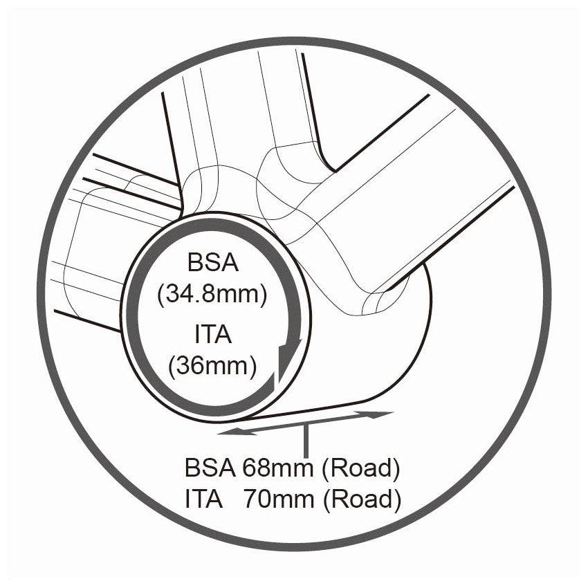 Tripeak Bottom Bracket | BSA (1.37 ") Threaded Bottom Bracket - Cycling Boutique