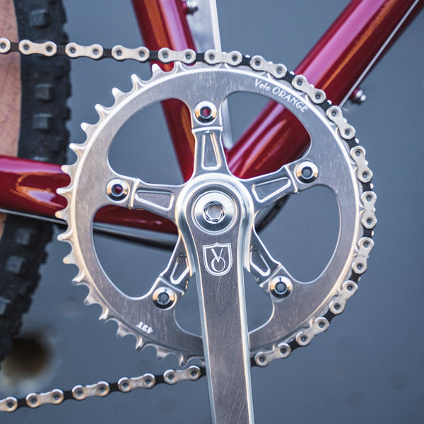 Velo Orange Grand Cru Fluted Single Crankset - Cycling Boutique
