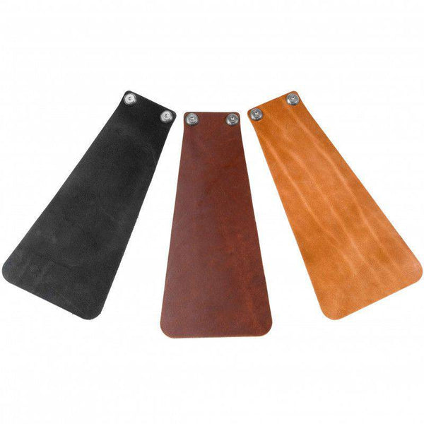 Velo Orange Long Leather Mud Flaps - Black - Cycling Boutique