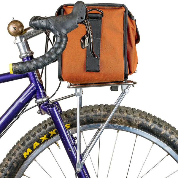 Velo Orange Front Pannier Rack | Flat Pack Rack, Silver - Cycling Boutique