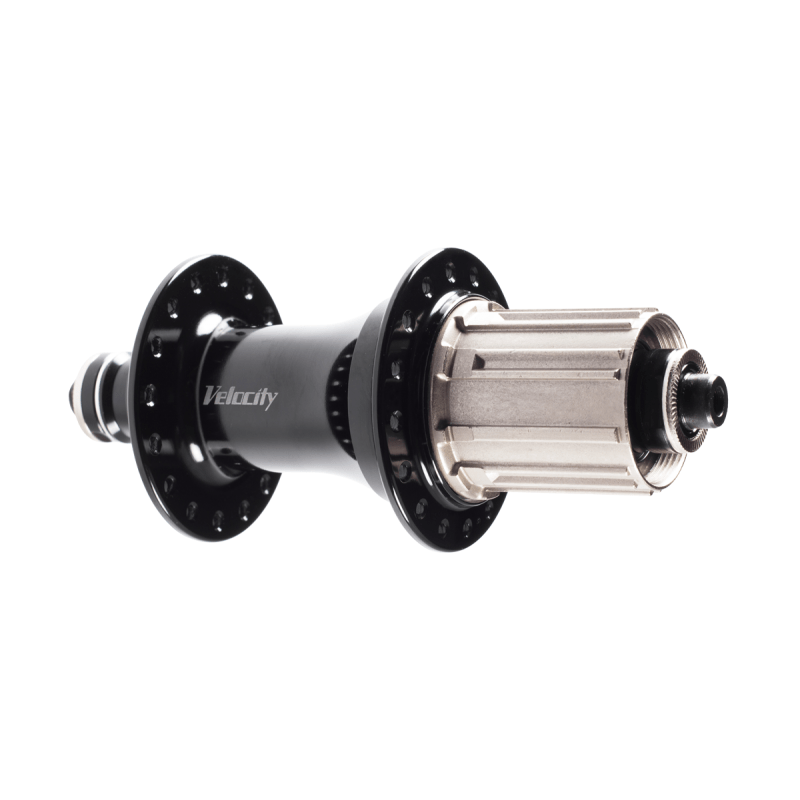 Velocity Standard Road Hub Rear - 130mm 32h Black (11S) - Cycling Boutique