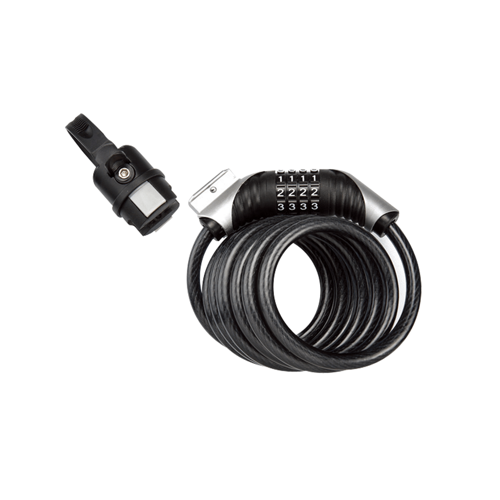 Vulcan Sports Locks | VSL-710 Resettable Combination Lock w/ Coil Cable, Bracket - Cycling Boutique