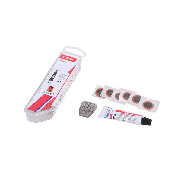 Zefal Puncture Repair Kit | Road Repair Kit w/ 6 Patches, Glue and Stainless Steel Grater - Cycling Boutique